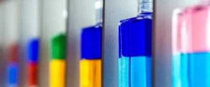 multi coloured bottles of aura-soma